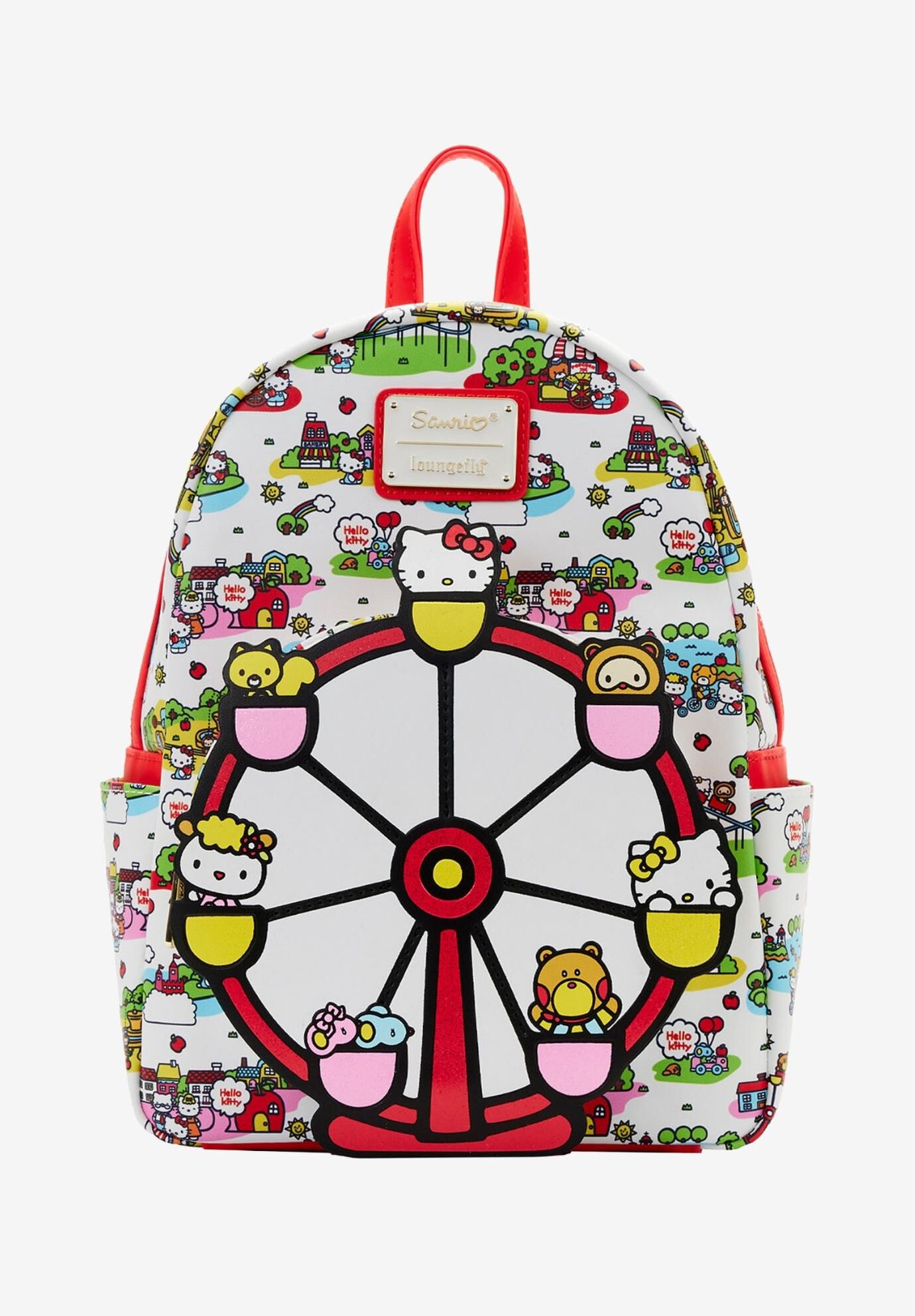 Loungefly x Sanrio Hello Kitty & Friends Carnival Mini Backpack, WHITE, hi-res image number 0