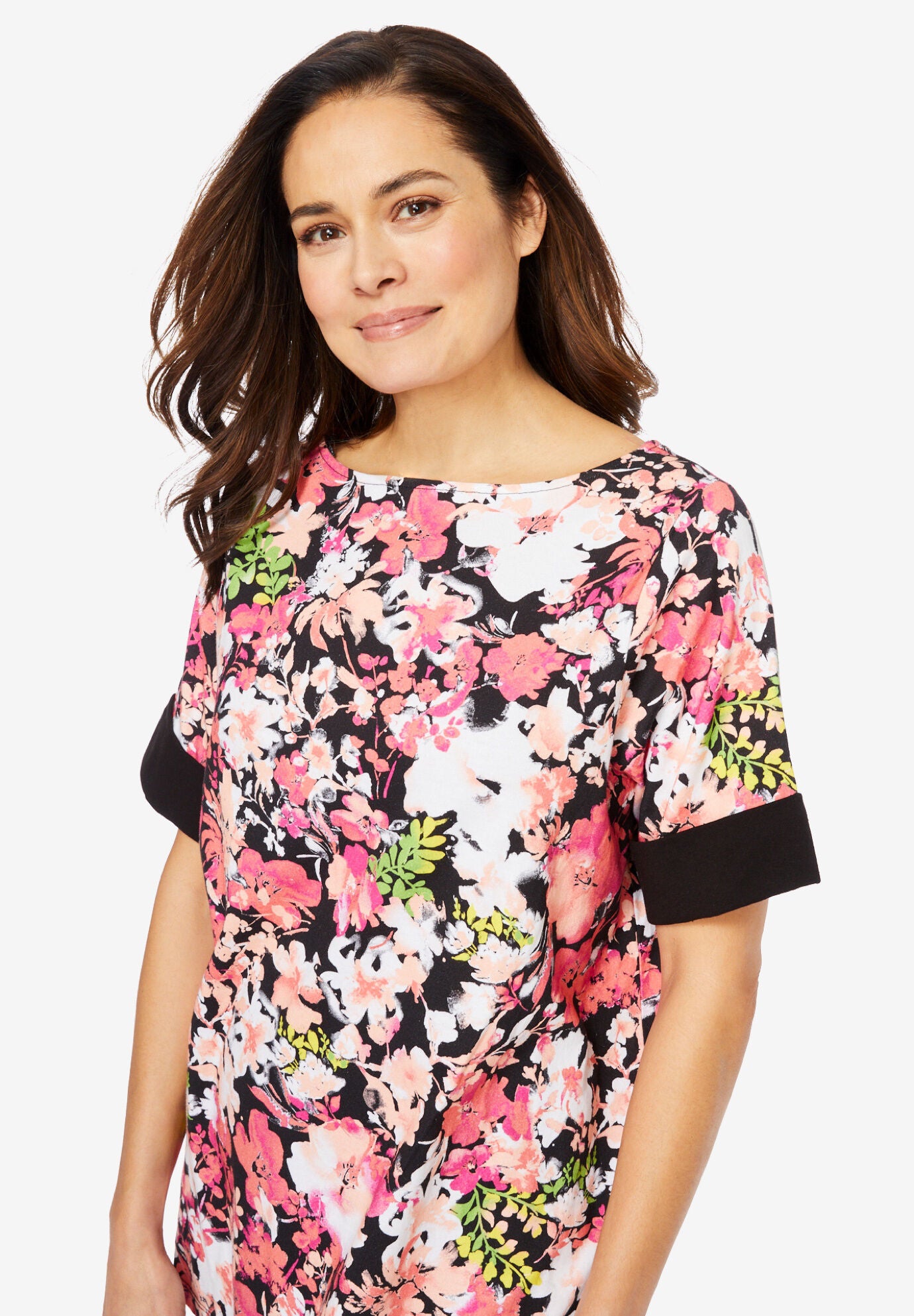 Tunic and Side-Stripe Capri Legging Set, , alternate image number 3