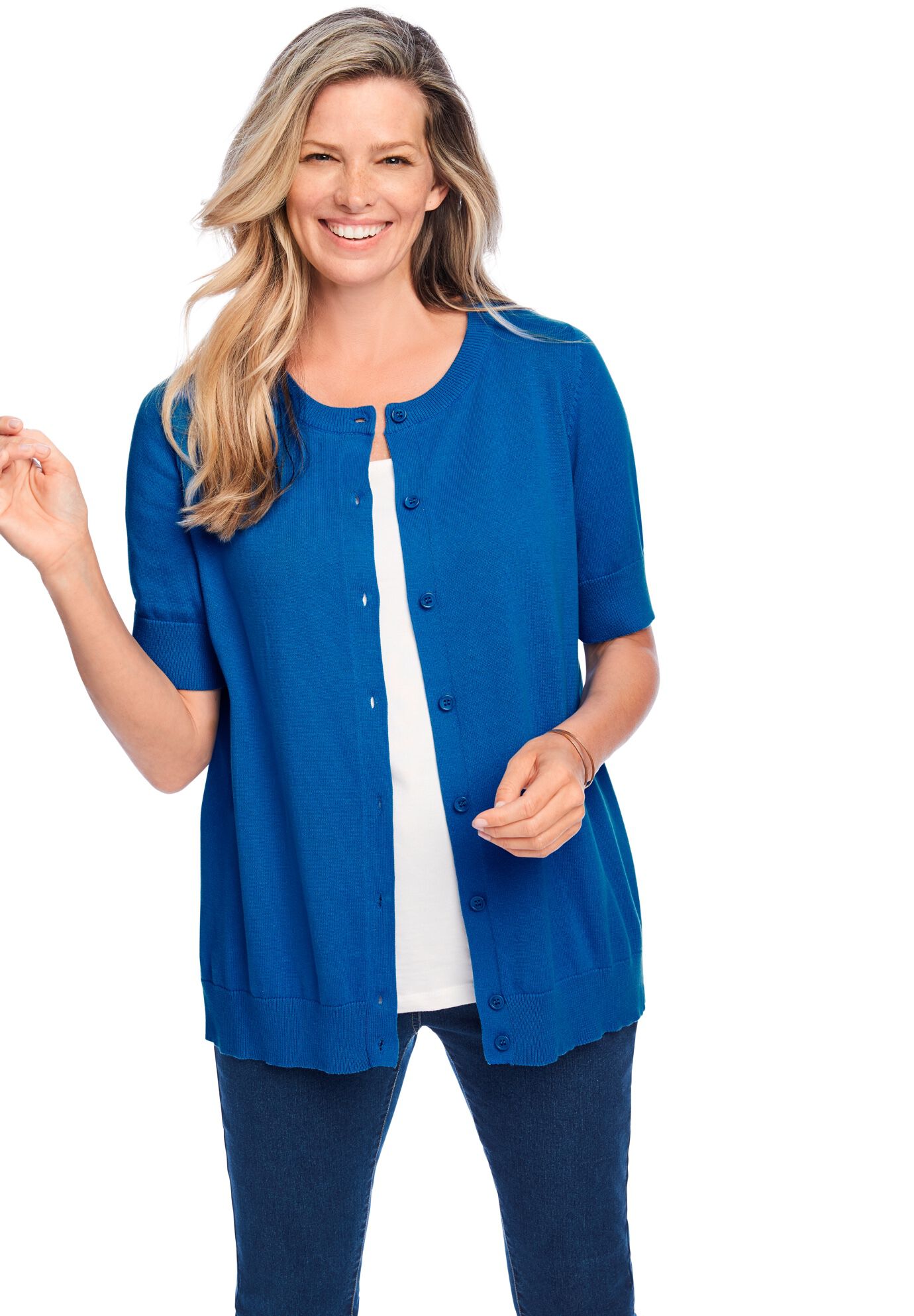 elbow cardigan
