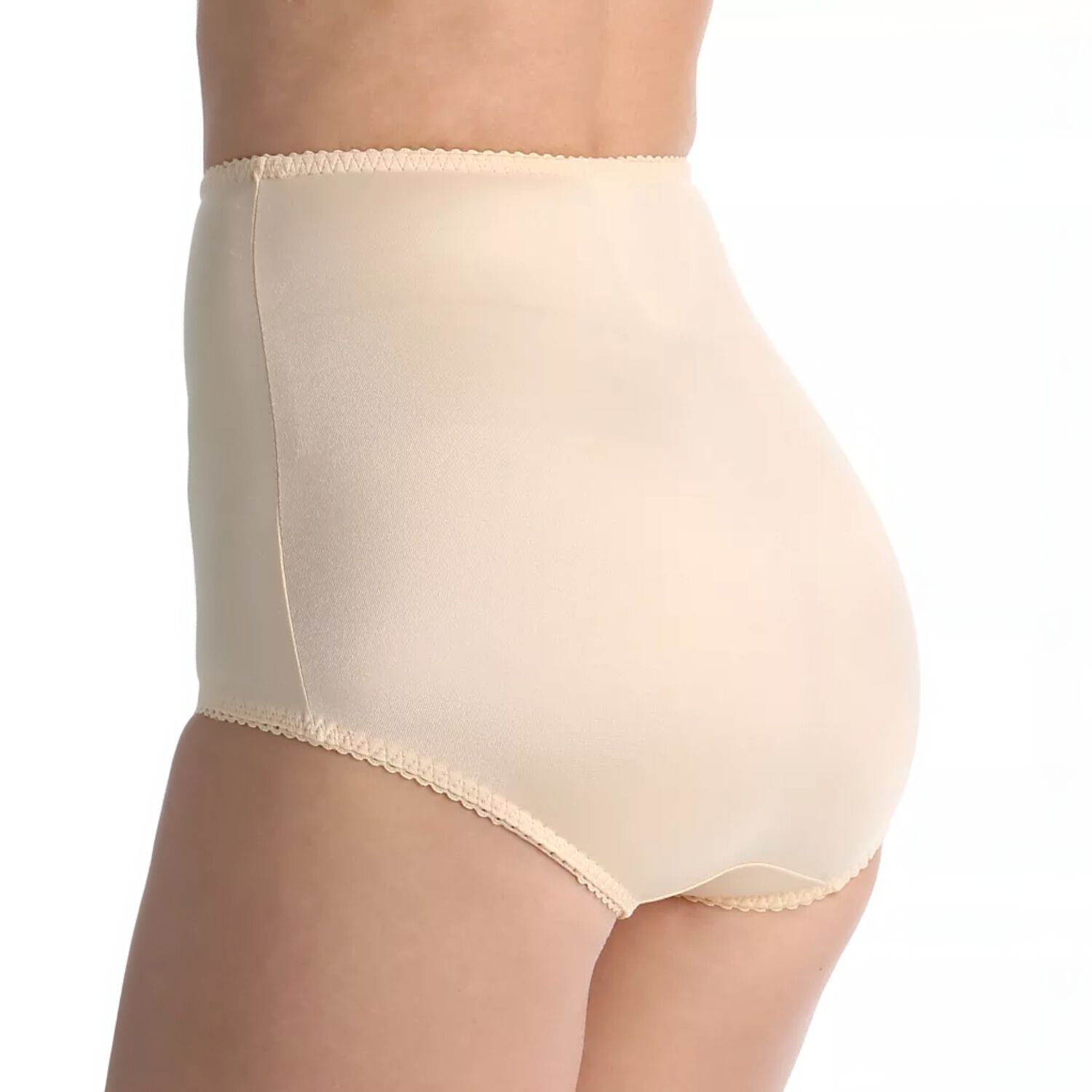 4way Stretch Full Coverage Panty, Light Shaping, BEIGE, alternate image number 2