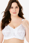 Lace Soft Cup Bra, WHITE, hi-res image number null