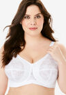 Lace Soft Cup Bra, WHITE, hi-res image number 0
