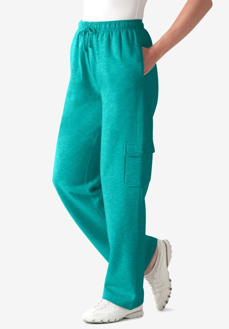 Better Fleece Cargo Sweatpant, AQUAMARINE, hi-res image number null