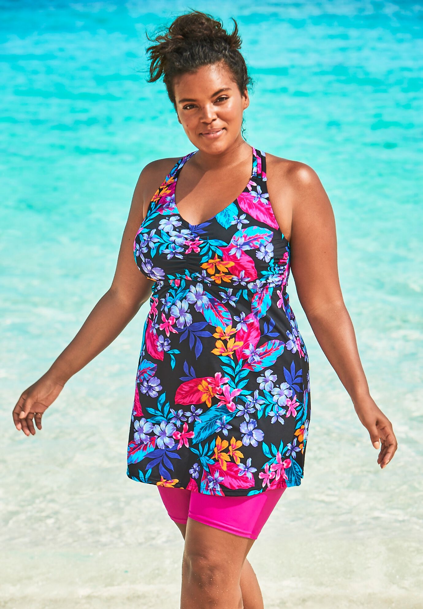 Extra long tankini tops plus size online