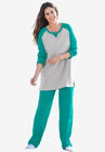 Color Block Baseball Set, WATERFALL HEATHER GREY, hi-res image number null