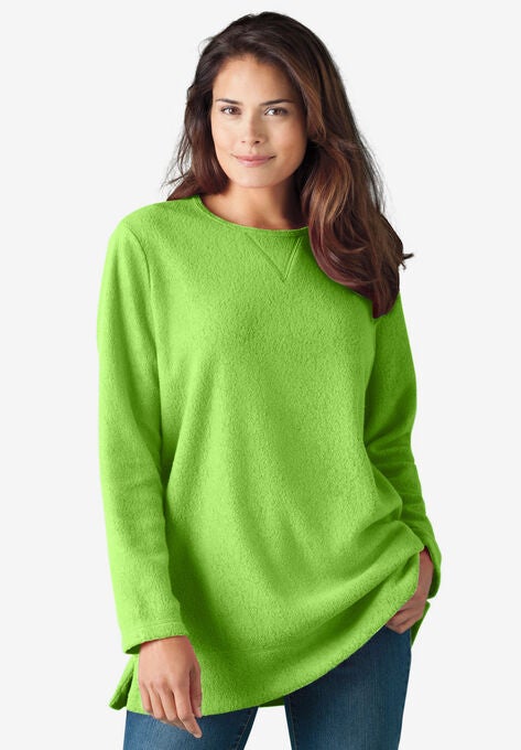 Sherpa Sweatshirt, KIWI, hi-res image number null
