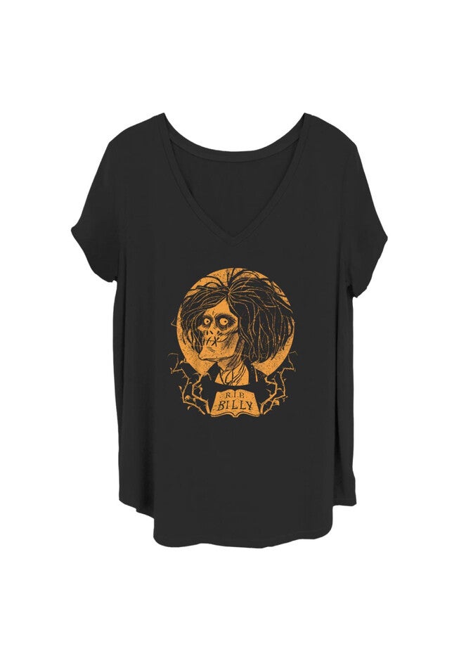 Rip Billy V-Neck T-Shirt, BLACK, hi-res image number null
