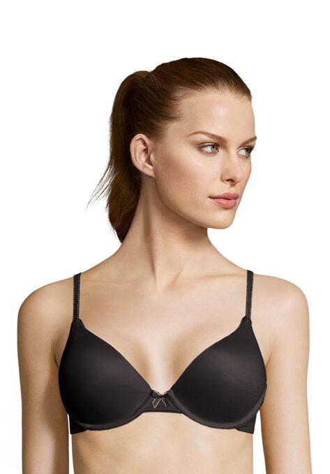 Comfort Devotion® Demi T-Shirt Bra 09402, BLACK BEIGE, hi-res image number null
