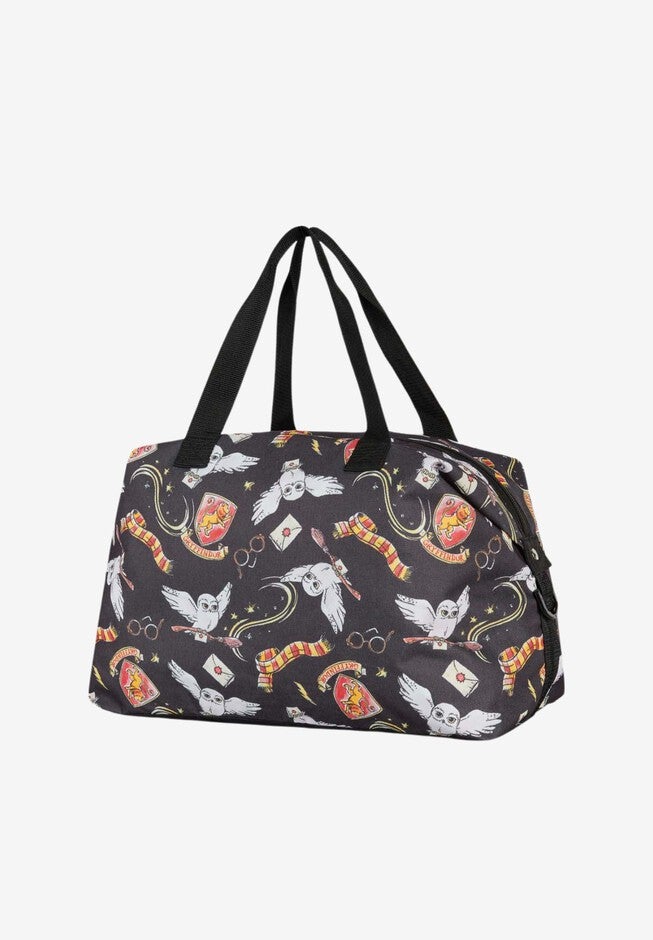 Harry Potter Weekender Duffel Bag Travel Carry-On Hedwig Gryffindor, , alternate image number 2