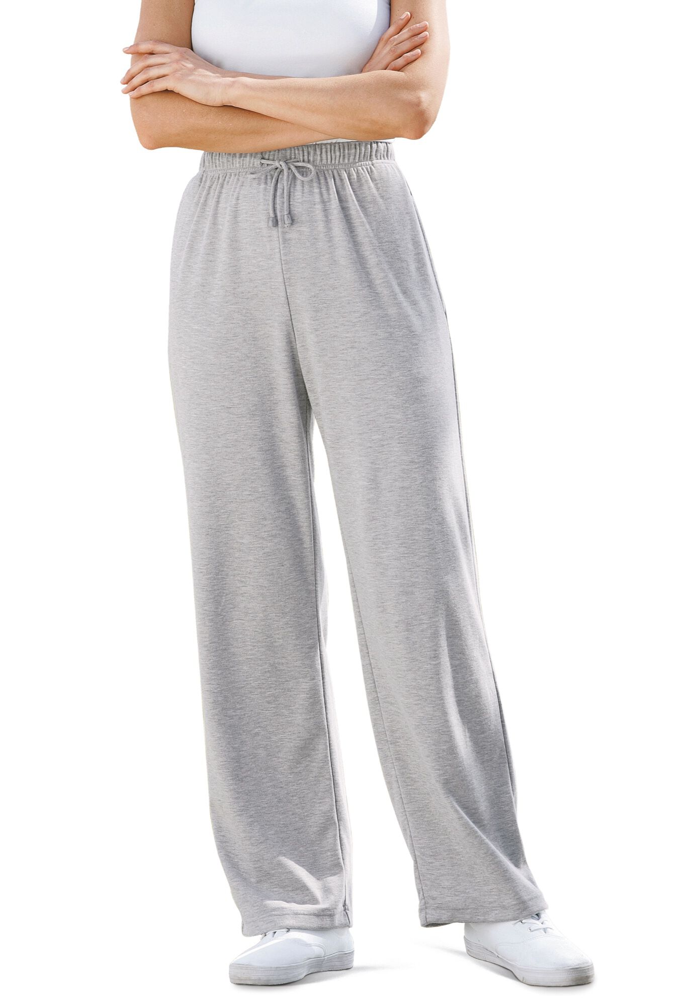 Sport Knit Straight-Leg Pull-On Pants, , alternate image number 3