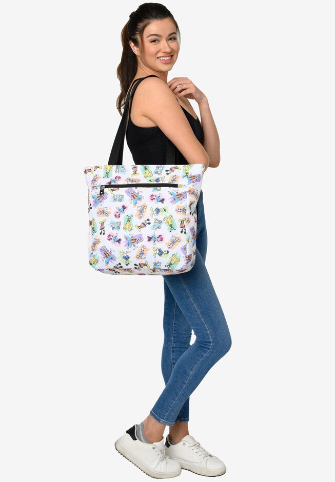 Mickey Mouse & Friends Beach Zippered Tote Bag, , alternate image number null