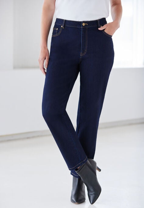 Straight-Leg Jeans, INDIGO, hi-res image number null