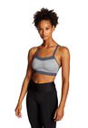 The Show-Off Sports Bra, OXFORD HEATHER GRAY, hi-res image number 0