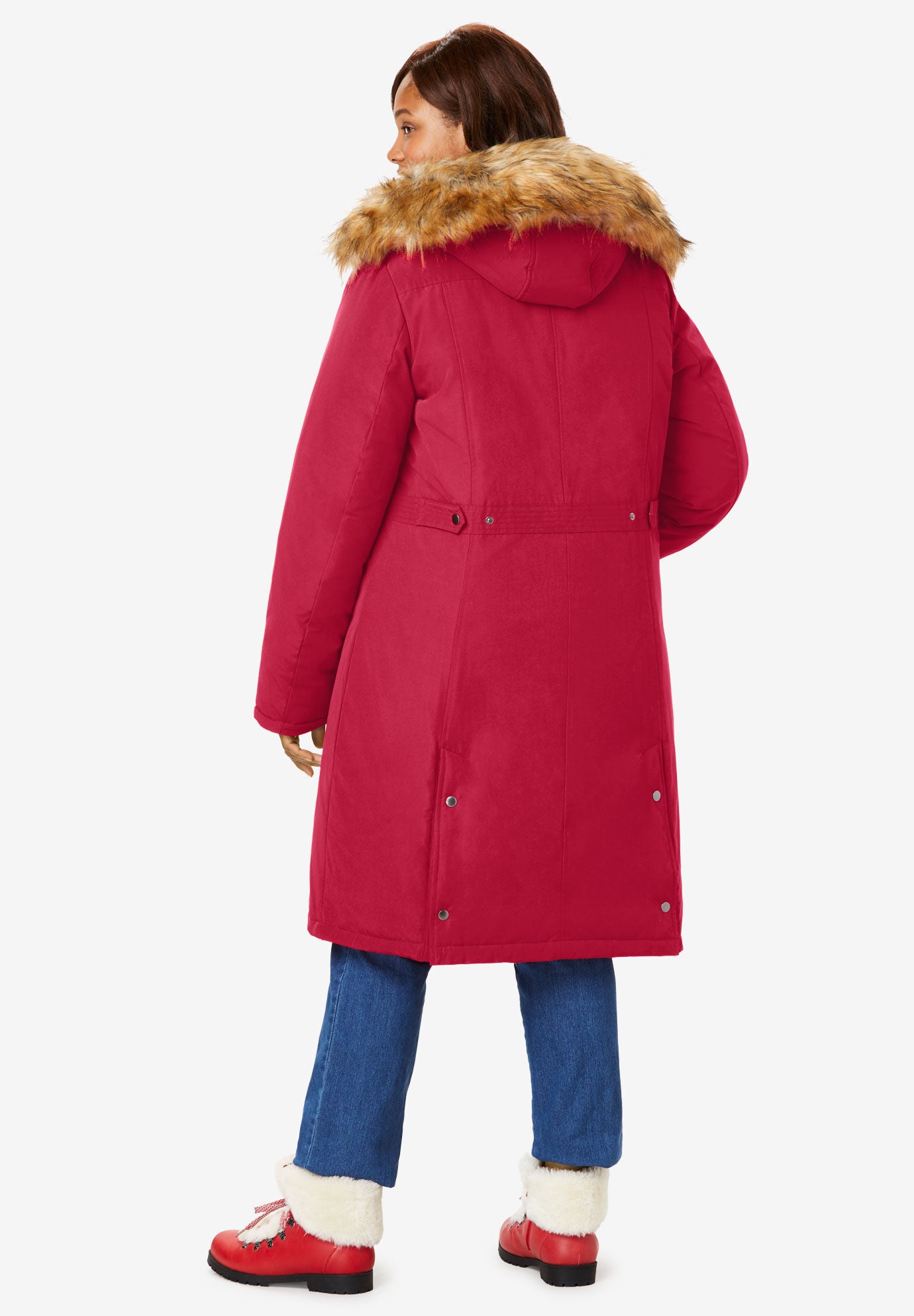 The Arctic Parka&trade; in Knee Length, BLACK, on-hover image number 1