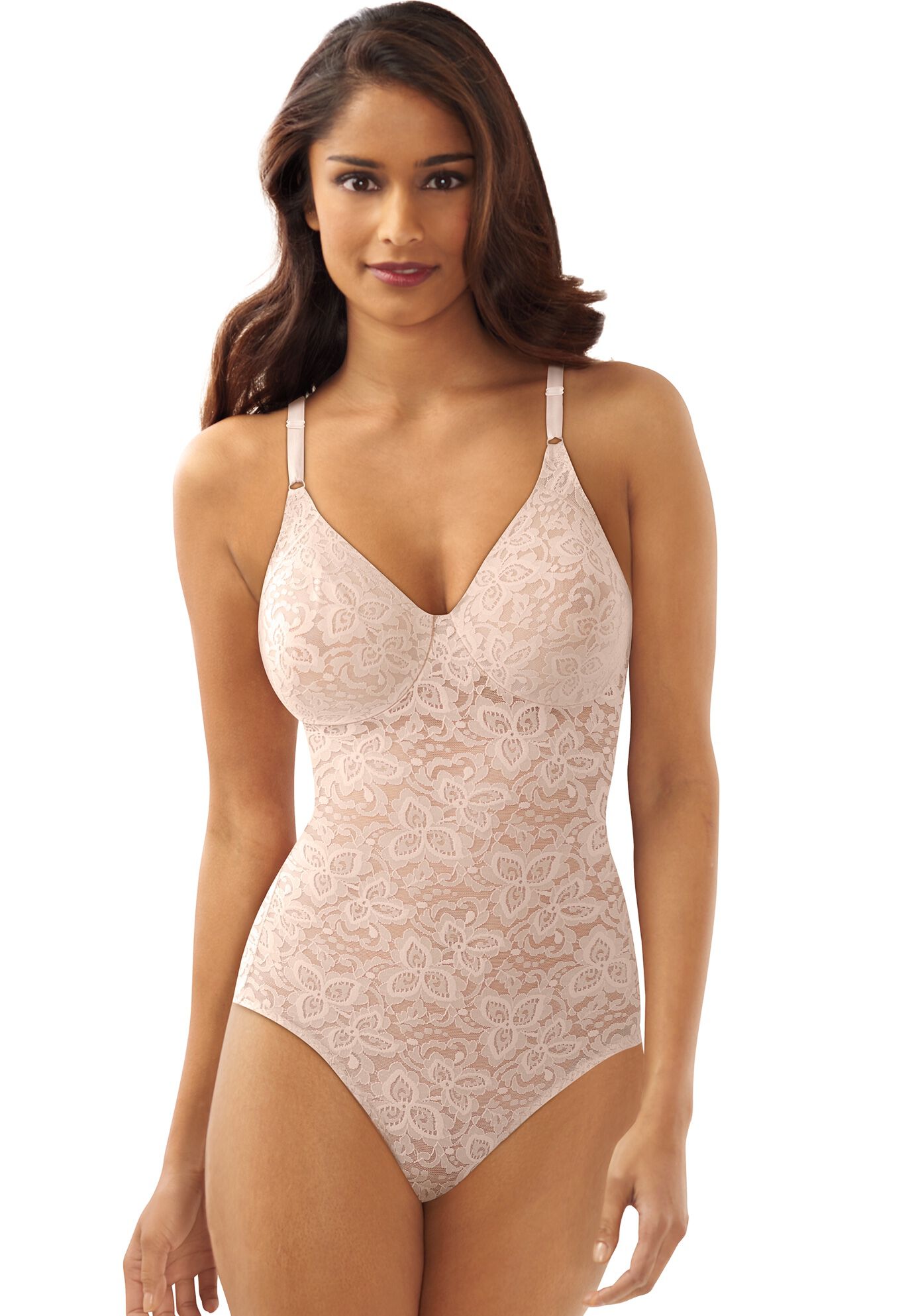 Lace&#39;N Smooth&reg; Body Briefer , ROSEWOOD, hi-res image number 0