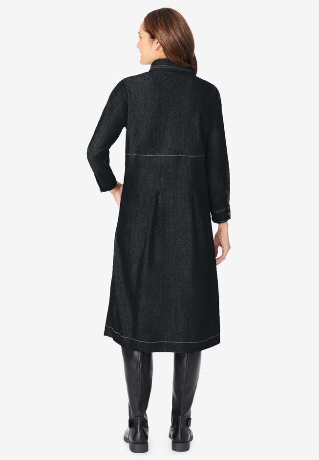 Denim Dress, , on-hover image number 1