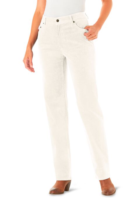 Corduroy Straight Leg Stretch Pant, , alternate image number null