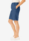 Elastic-Waist Cotton Short, , alternate image number null