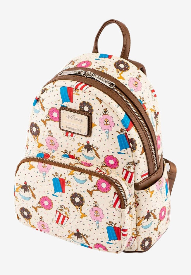 Loungefly X Disney Chip 'N Dale Snacks Sweets Mini Backpack, , on-hover image number null
