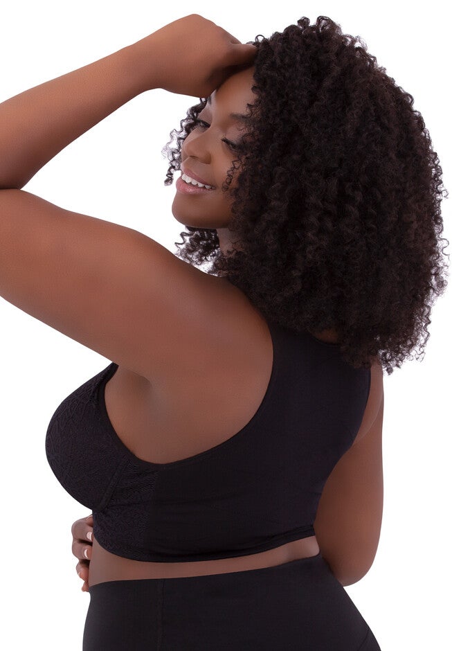 The Lora - Back Smoothing Lace Front-Closure Bra, , alternate image number 2