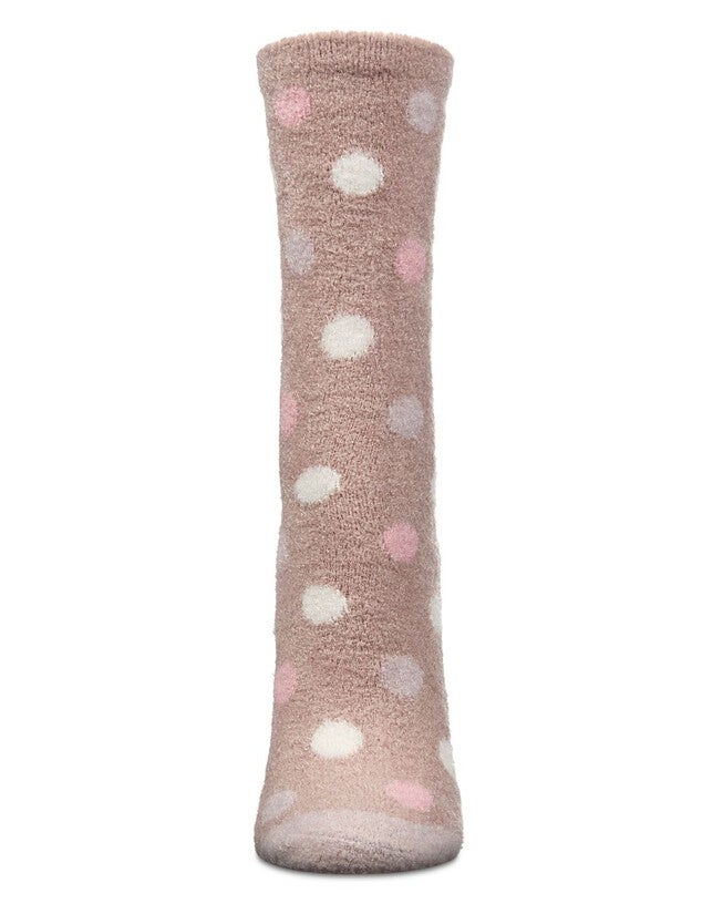 Women's Blessed Aloe Infused Crew Socks, MAUVE, alternate image number 1