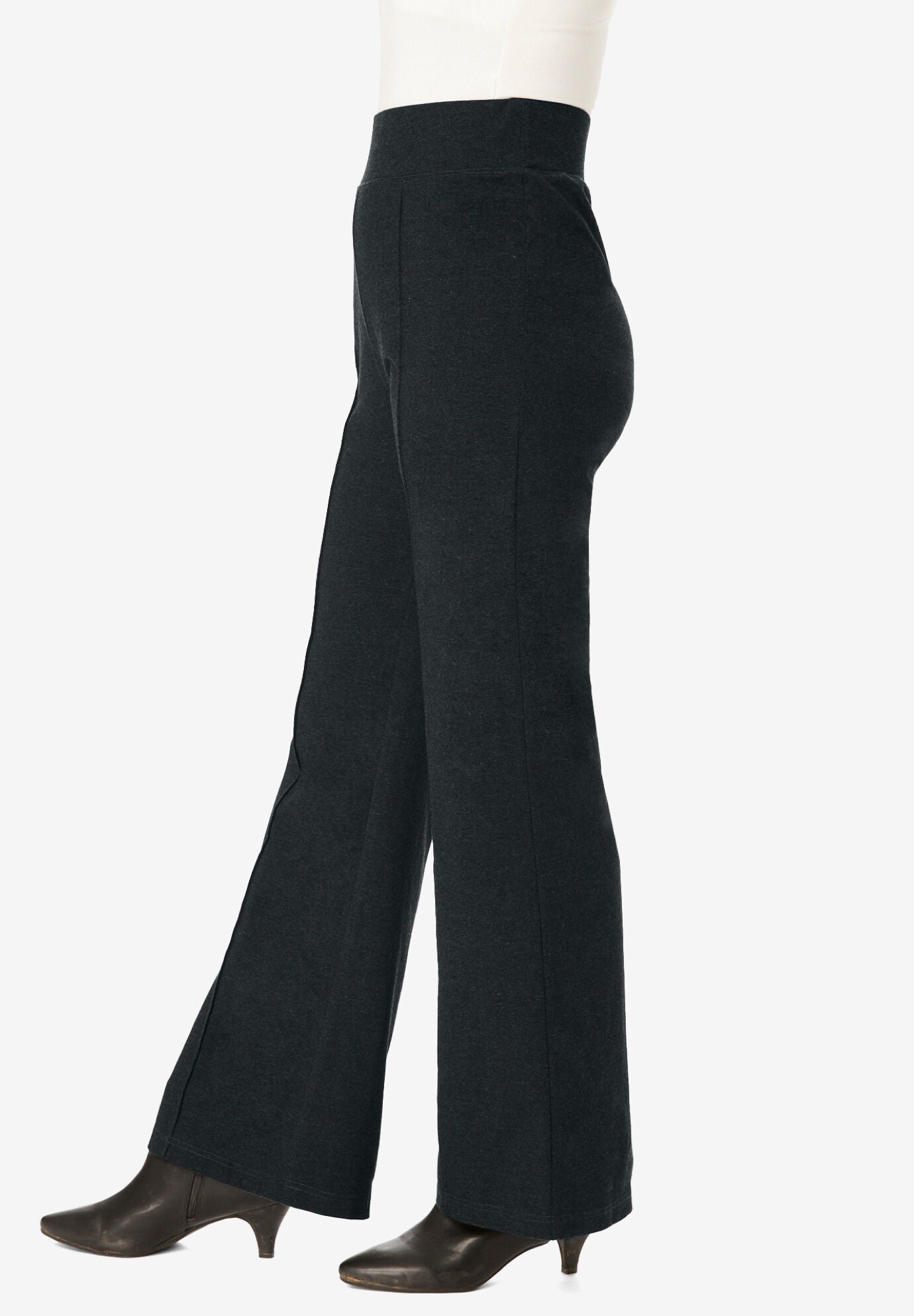 Secret Solutions&trade; Tummy Taming Wide-Leg Knit Pant, , alternate image number 2
