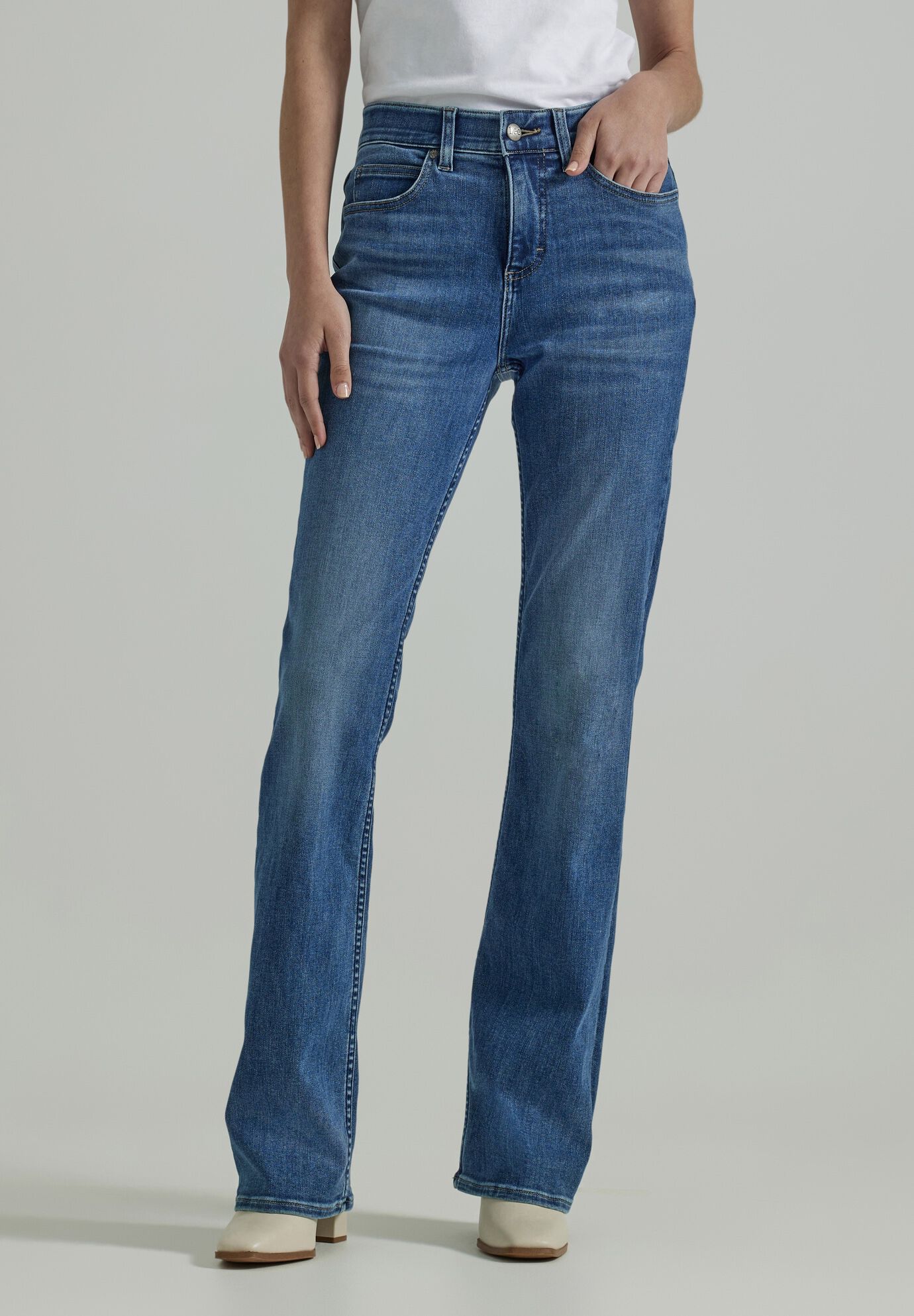 Ultra Lux Comfort With Flex Motion Bootcut Jean Jean, INDIGO FACET, hi-res image number 0