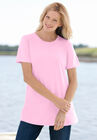 Perfect Printed Short-Sleeve Crewneck Tee, , alternate image number null