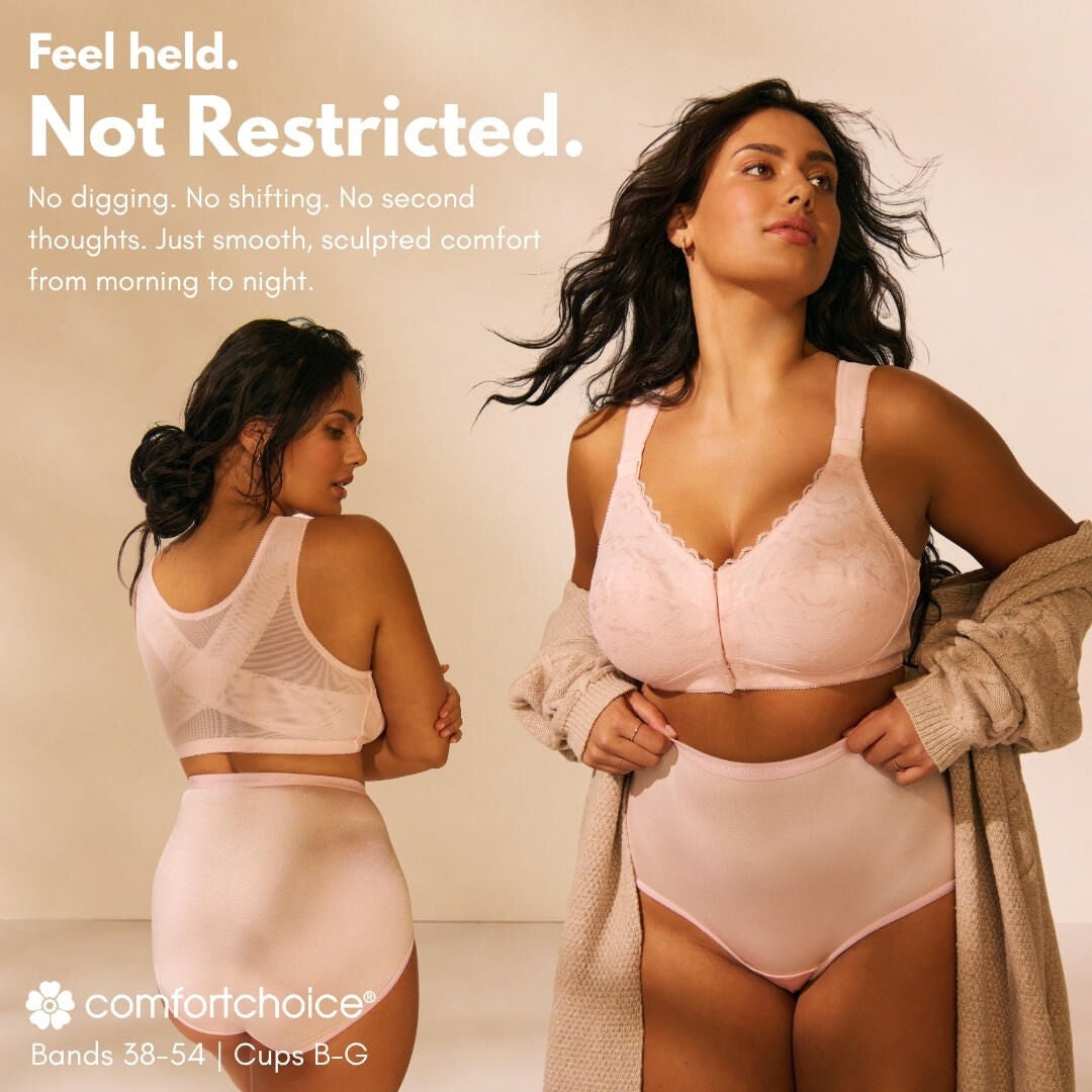Front-Close Wireless Posture Bra, , alternate image number 5
