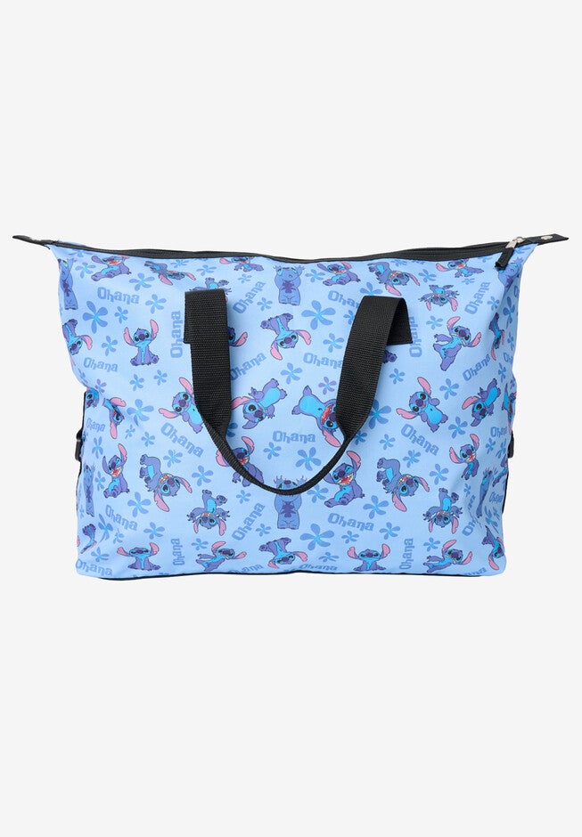 Stitch Weekender Duffel Travel Bag Carry-On Disney, BLUE, hi-res image number 0
