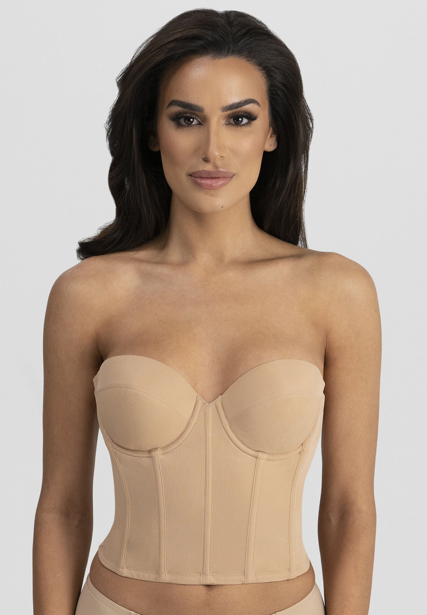 Brie Backless Strapless Bra Intimate Apparel, MOCHA, hi-res image number 0