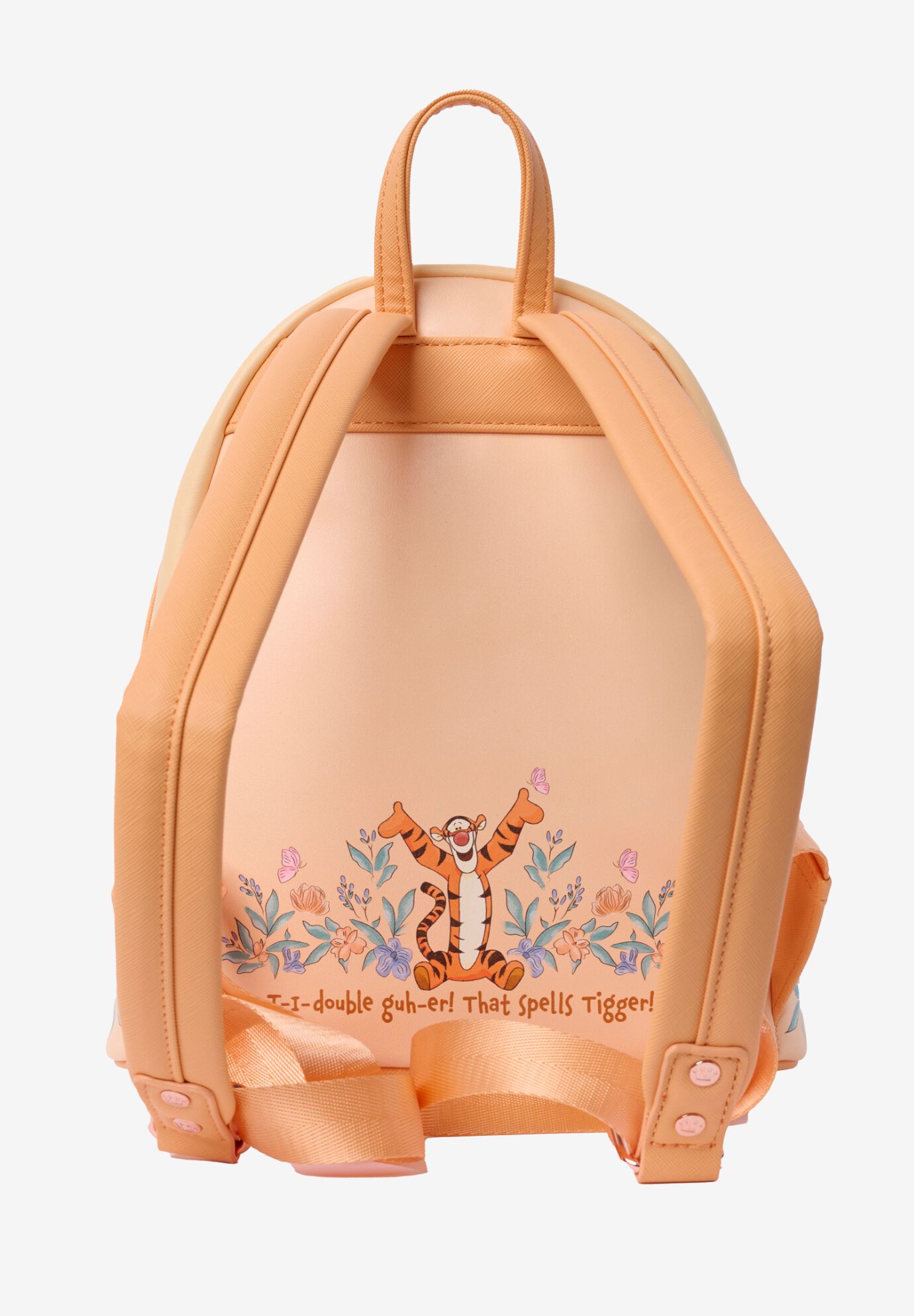 Loungefly x Disney Tigger Floral Mini Backpack Winnie the Pooh, ORANGE, on-hover image number 1