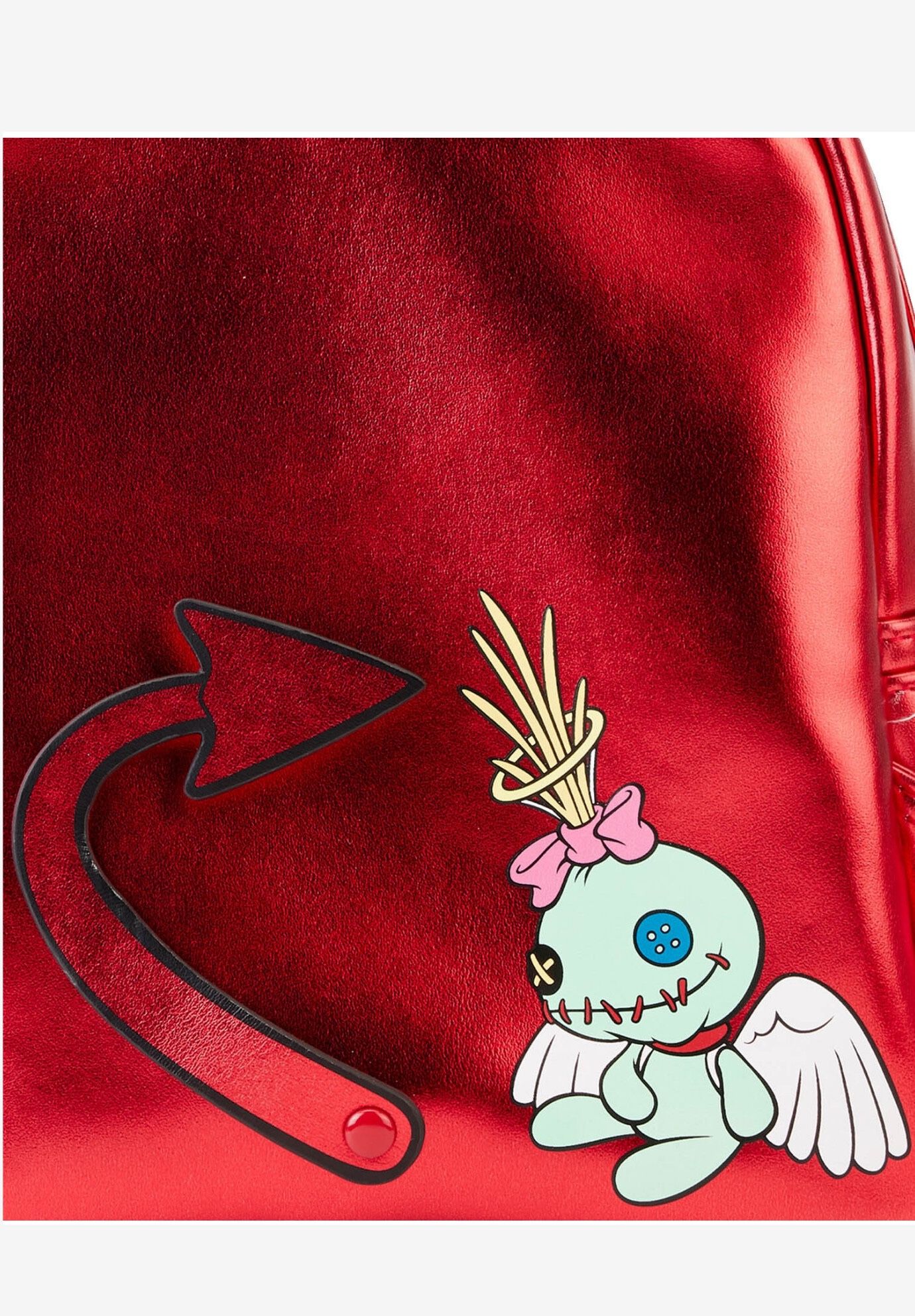 Loungefly X Disney Stitch Devil Cosplay Mini Backpack Handbag Purse Halloween Theme, , on-hover image number 1
