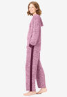 Hooded Marled Jersey Top, , alternate image number null
