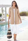Linen Capri, , alternate image number null