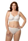 Front Hook Jacquard Softcup Bra , WHITE, hi-res image number null