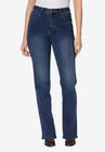 Premium Bootcut Jean, DARK SANDED WASH, hi-res image number null