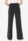 Stretch Cotton Wide Leg Pant, , on-hover image number null