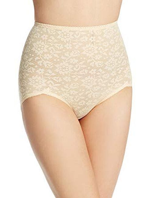 Firm Lace Panty Brief, BEIGE, hi-res image number 0