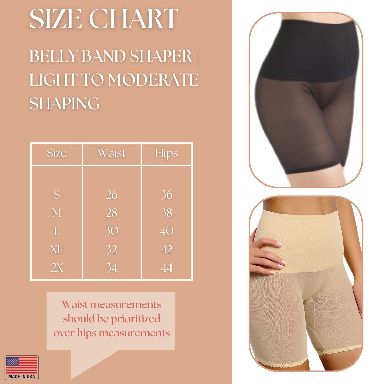 Belly Band Shaper Light to Moderate Shaping, BLACK, alternate image number 3