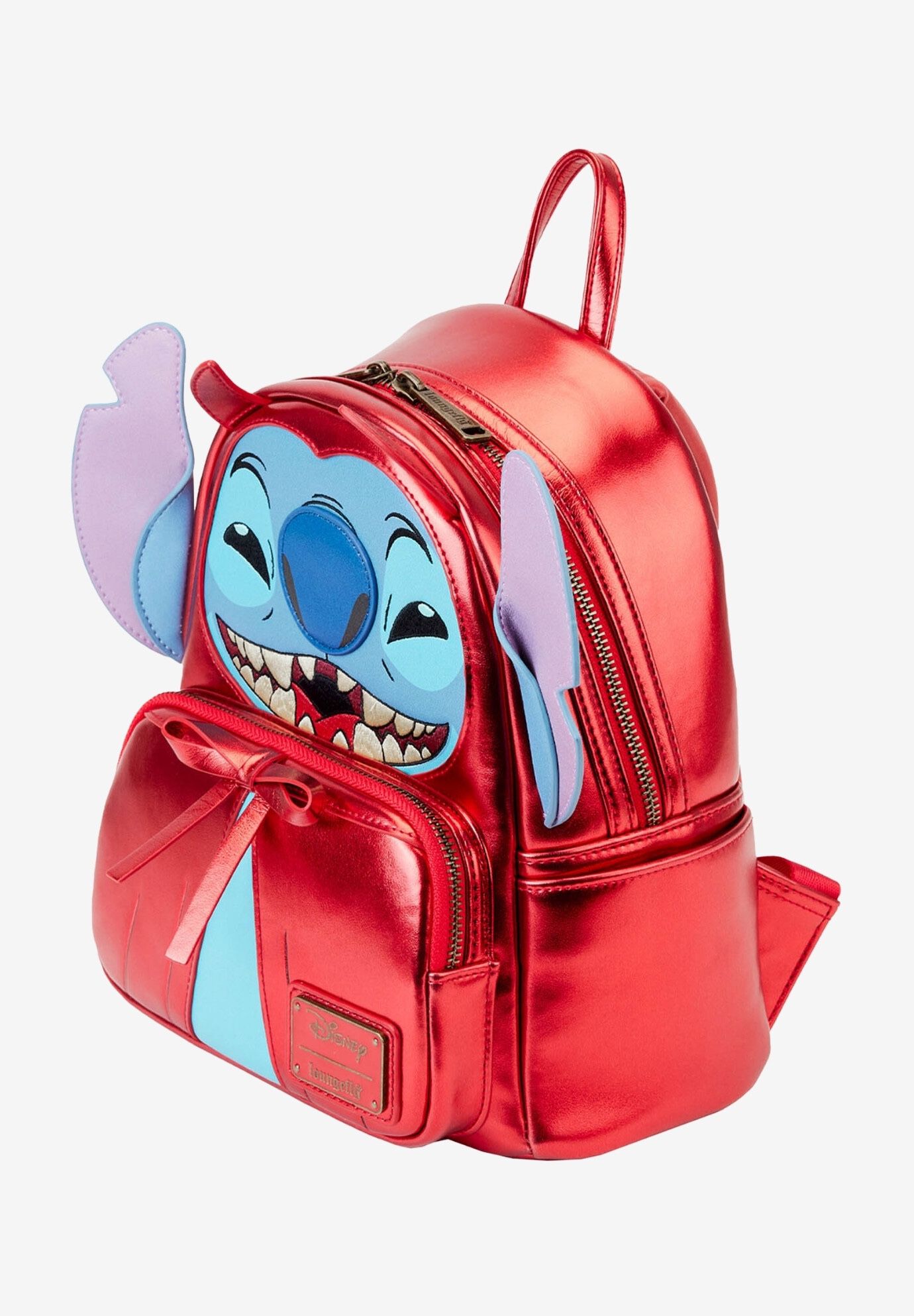 Loungefly X Disney Stitch Devil Cosplay Mini Backpack Handbag Purse Halloween Theme, , alternate image number 3