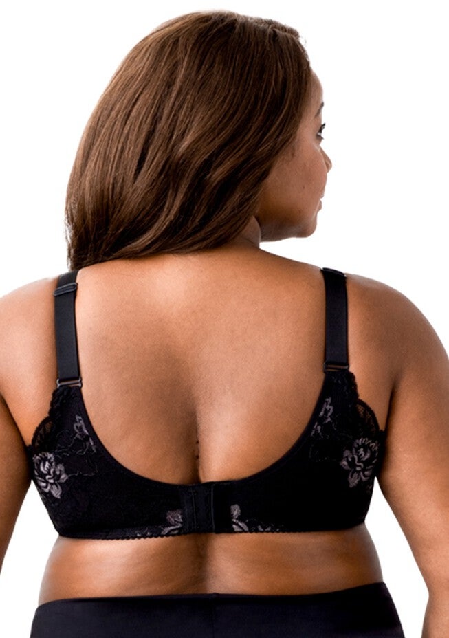 Fancy Smooth Curves Underwire Bra, BLACK, on-hover image number 1