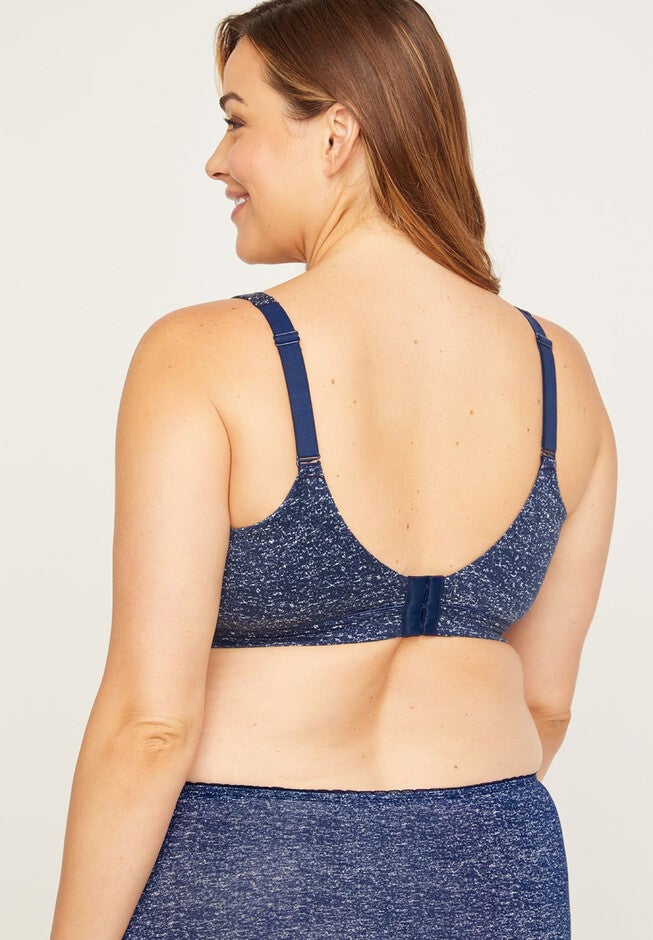 Full-Coverage Smooth No-Wire Bra with Bow, , on-hover image number 1