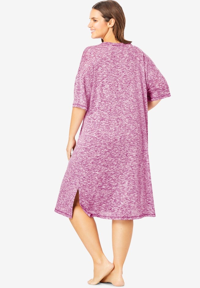 Short Marled Sleepshirt , , on-hover image number null