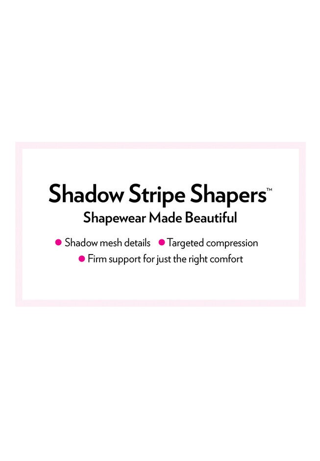 Shadow Stripe Shaper Wear-Your-Own-Bra Body Shaper, , alternate image number null