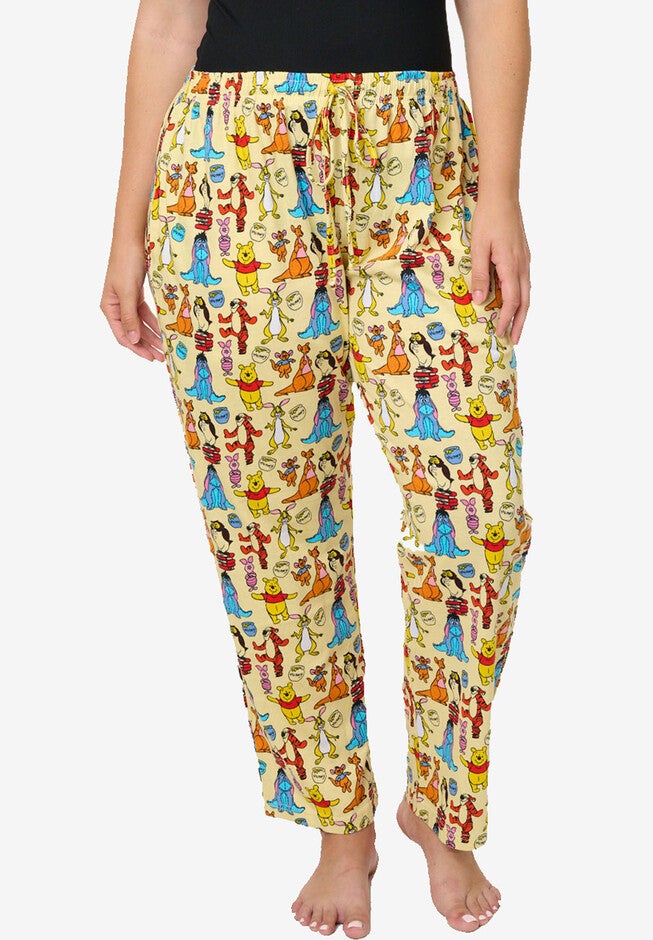 Winnie The Pooh & Friends Pajama Pants, YELLOW, hi-res image number 0