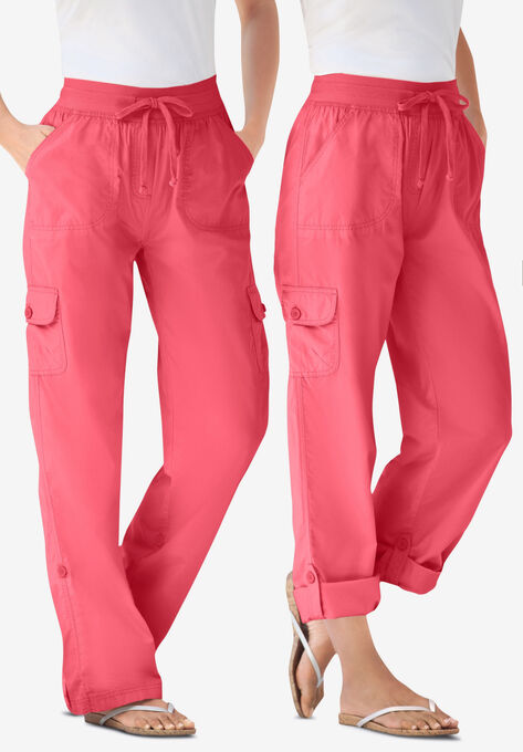 Convertible Length Cargo Pant, SWEET CORAL, hi-res image number null
