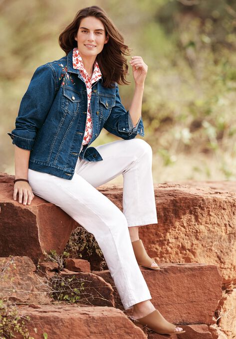 Straight Leg Stretch Jean, , alternate image number null
