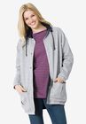 Fleece Nylon Reversible Jacket, , alternate image number null