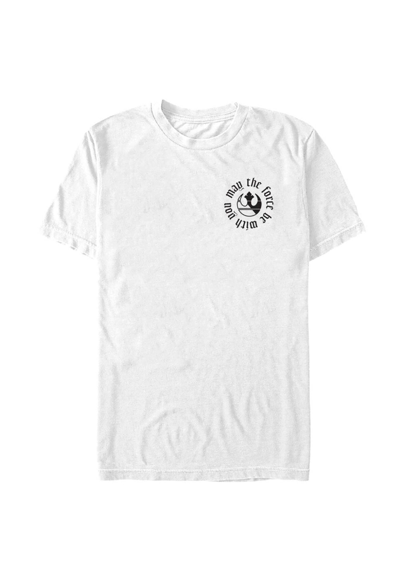 May The Force Gothic Relaxed Fit Boyfriend T-Shirt, WHITE, hi-res image number 0